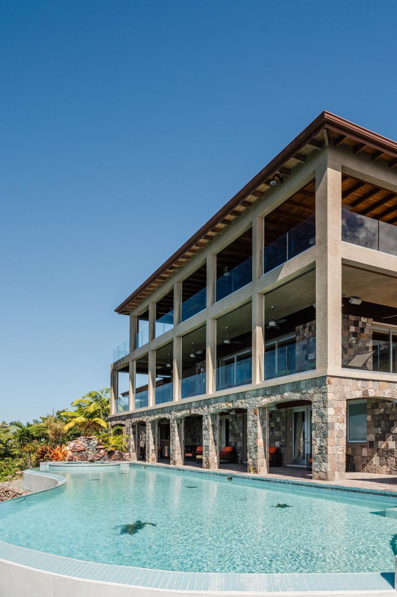 Beautiful 3 Story 8,000 Sq Ft Oceanside Mansion Villa Nevis Exterior photo